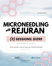 Load image into Gallery viewer, Microneedling W/ Rejuran Special (3) for $1299