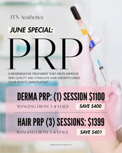 Load image into Gallery viewer, June Special - PRP Treatments
