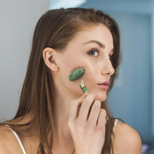 Load image into Gallery viewer, KITSCH Jade Crystal Facial Roller
