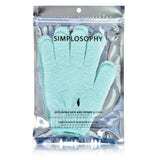 SIMPLOSOPHY Exfoliating Bath Gloves