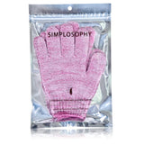 SIMPLOSOPHY Exfoliating Bath Gloves