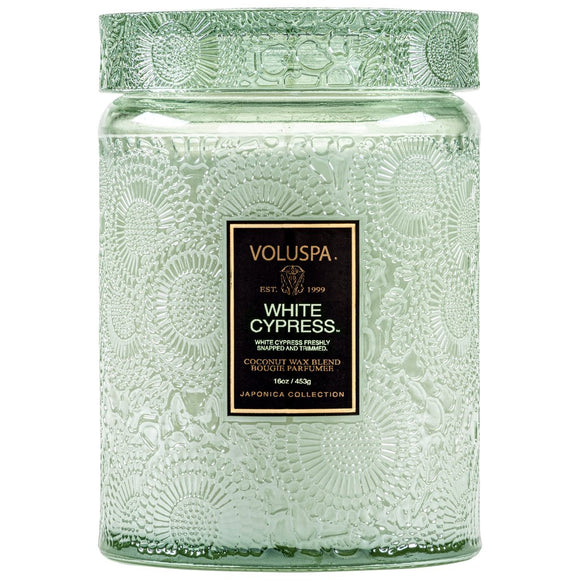 Voluspa White Cypress Candle
